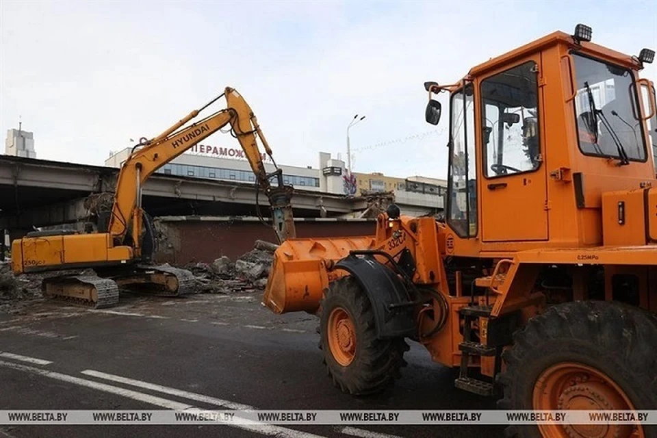 Озвучен приговор обвиняемому в обрушении моста на Немиге в январе 2022-го. Фото: архив БелТА