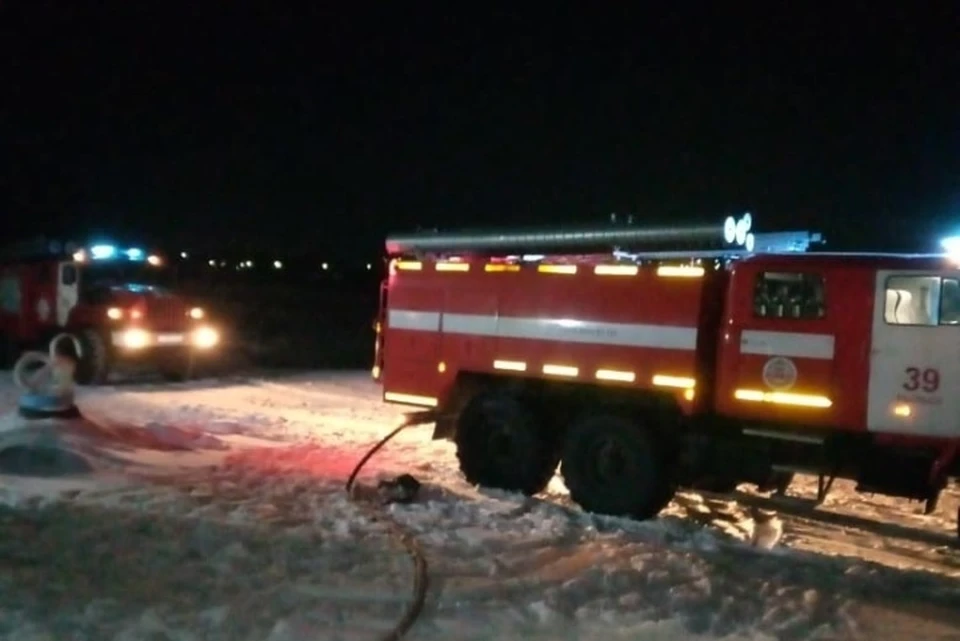 Пожар произошел вечером 18 декабря