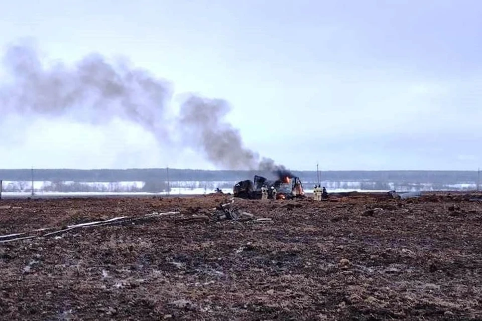 ЧП произошло близ деревни Ямбахтино днем 20 декабря. Фото: МЧС Чувашии