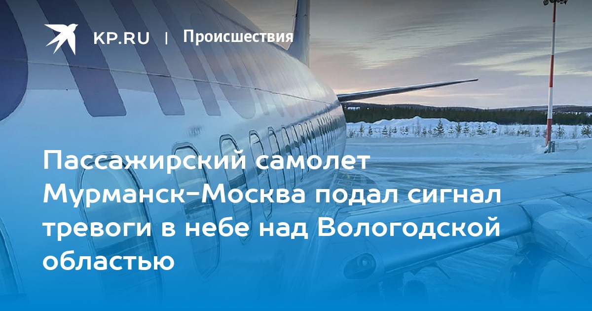 Самолет москва мурманск