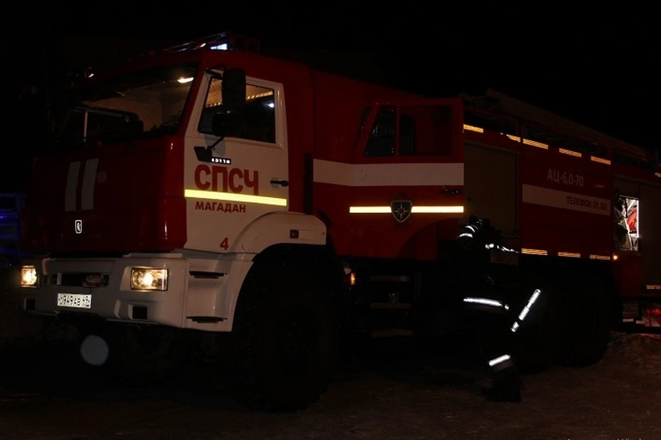 Пожар произошел в пятиэтажном доме в Магадане 8 января