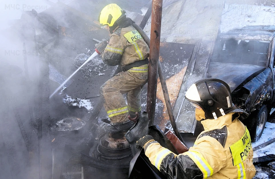 В новогодние праздники в Тюменской области произошел 81 пожар, двух человек спасли