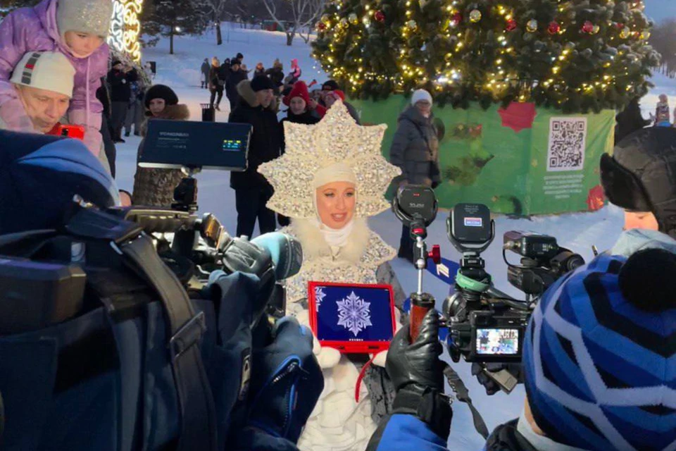 Стала известна причина сбоя передачи снежинки Суздалю. Фото: Telegram-канал Анны Терешковой.