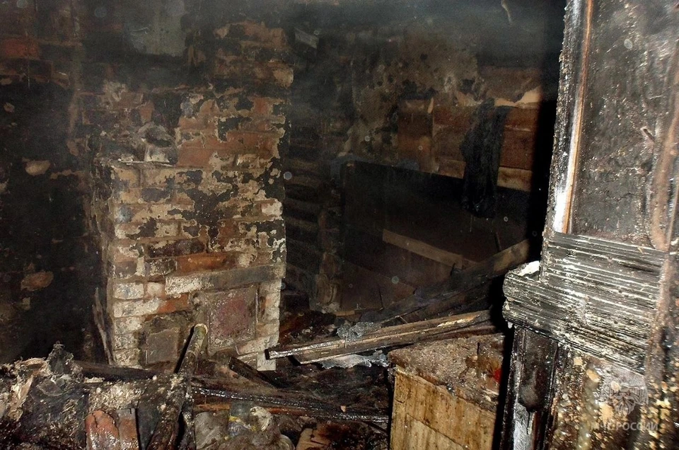 В Тюменской области мужчина заживо сгорел в частном доме из-за непотушенной сигареты