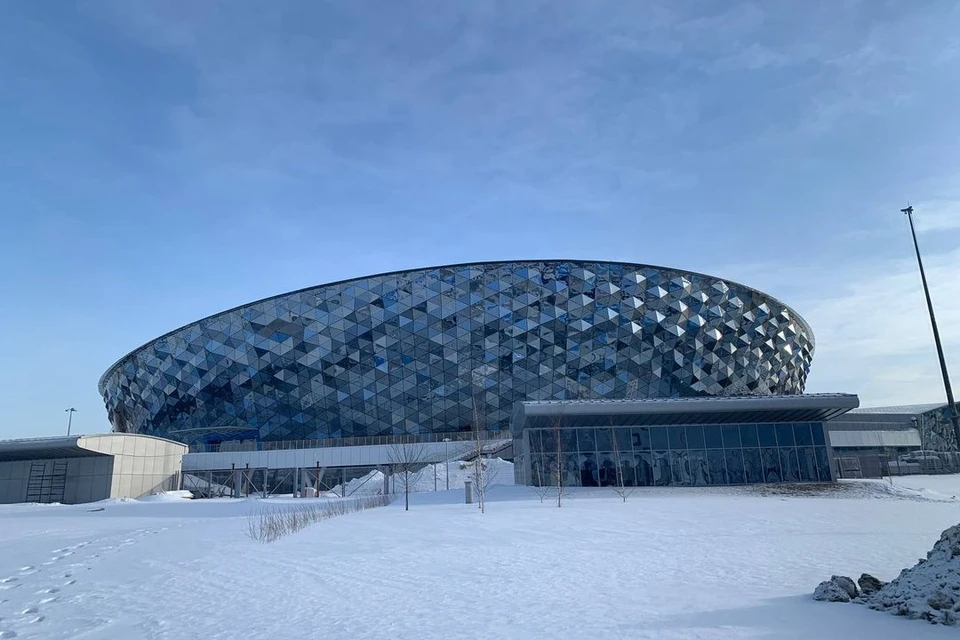 В Новосибирске новый ледовый дворец проходит этап приемки. Фото: Правительство НСО