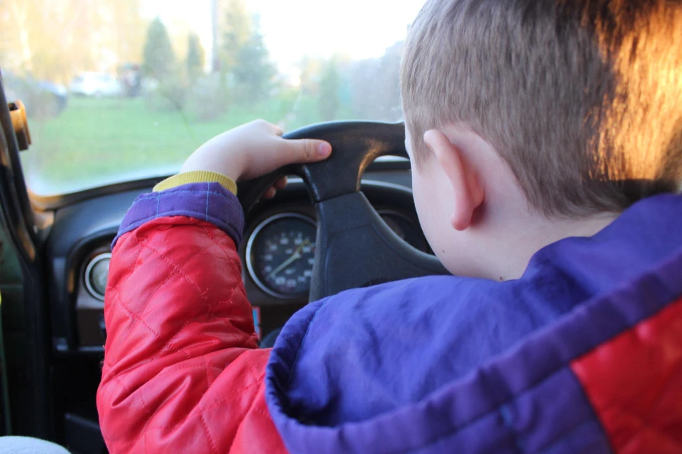 Ребенок перелез на водительское сиденье и завел машину. Фото: somanyhorses.ru