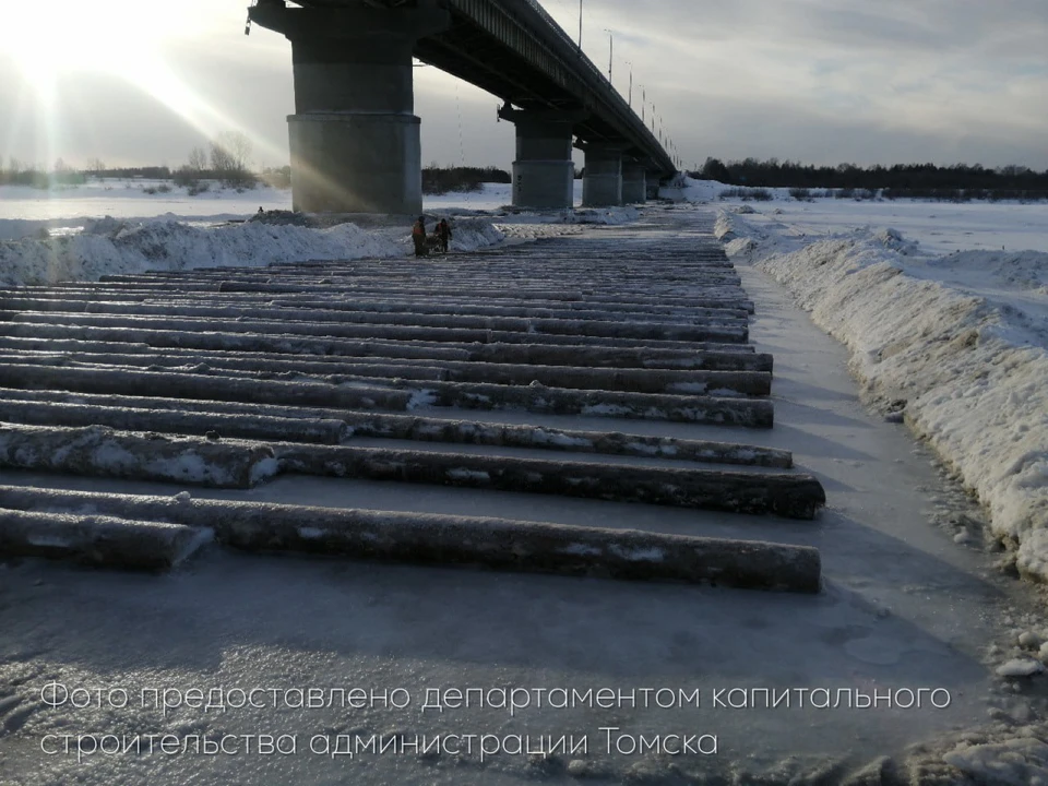 Дорогу к опоре №4 устроят к 15 января, а к опоре №5 к 1 февраля. Фото: мэрия Томска