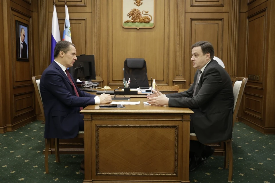 Вячеслав Гладков и Андрей Милехин обсудили планы на 2023 год.