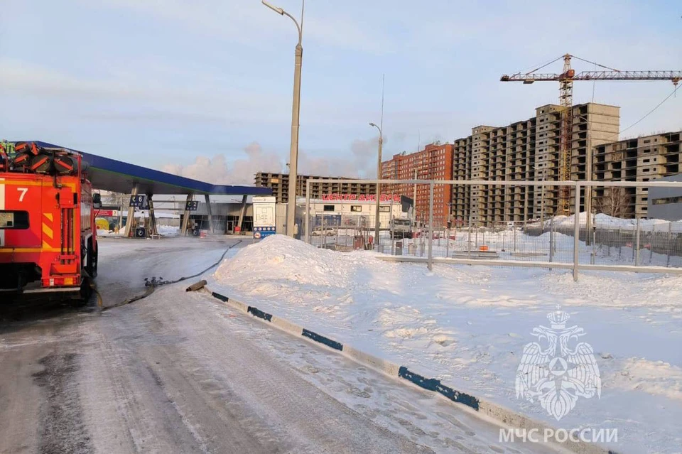 Утечка газа произошла на автозаправке в Иркутске