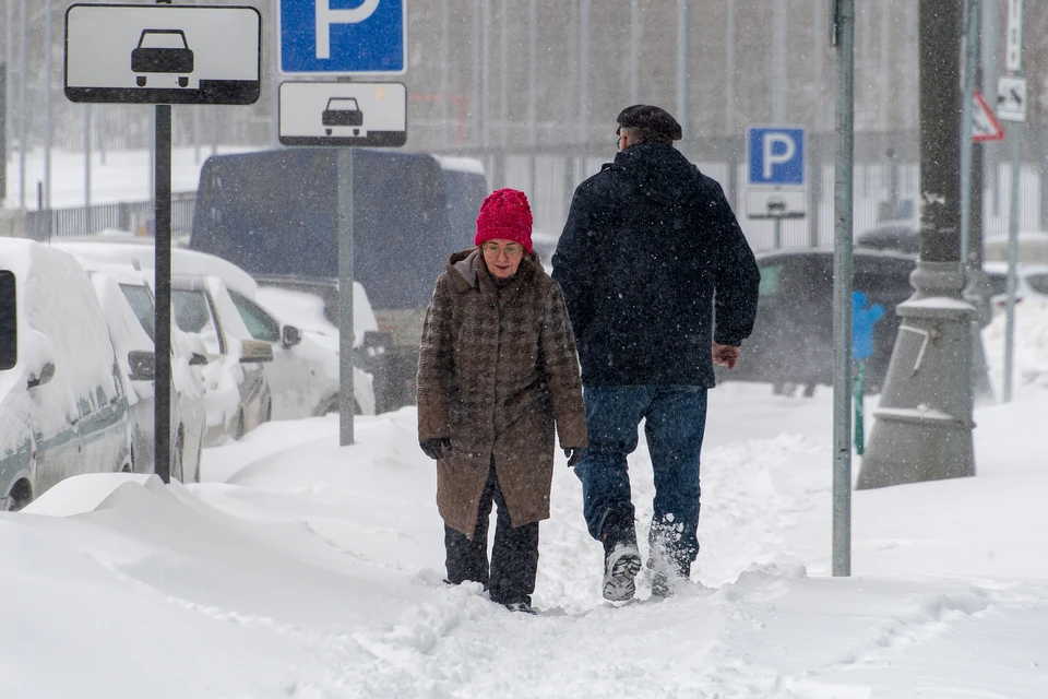 В Новосибирск снова будут сильные снегопады.