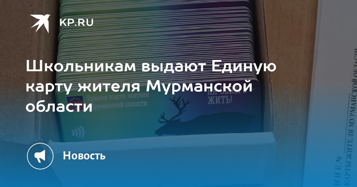 Что такое единая карта жителя мурманской области