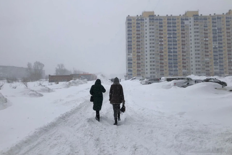 В мэрии Новосибирска поставили задачу убрать весь снег до конца недели.