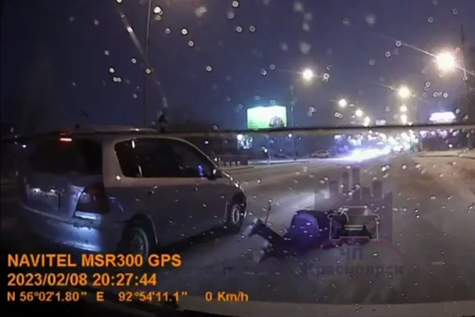 Фото: скриншот видео телеграм-канала "ЧП-Красноярск"