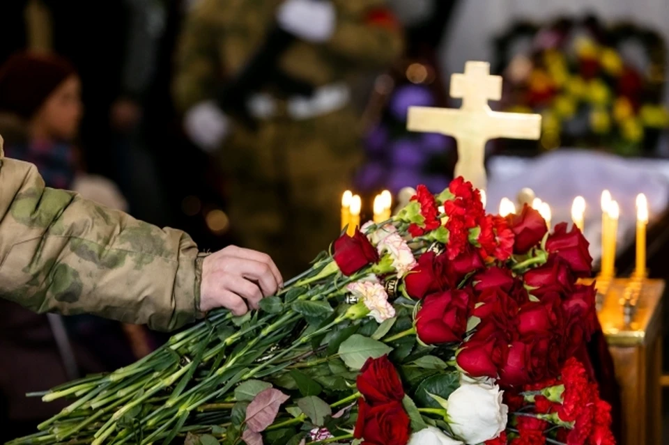 В Волгограде похоронили военного.