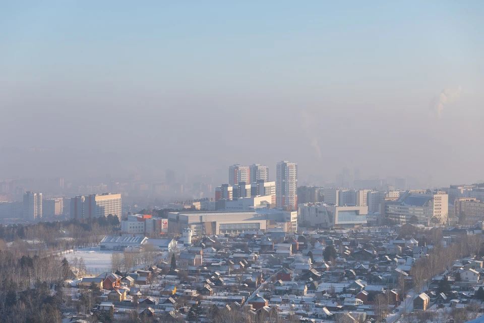 Красноярск вновь стал лидером по загрязненному воздуху в мире