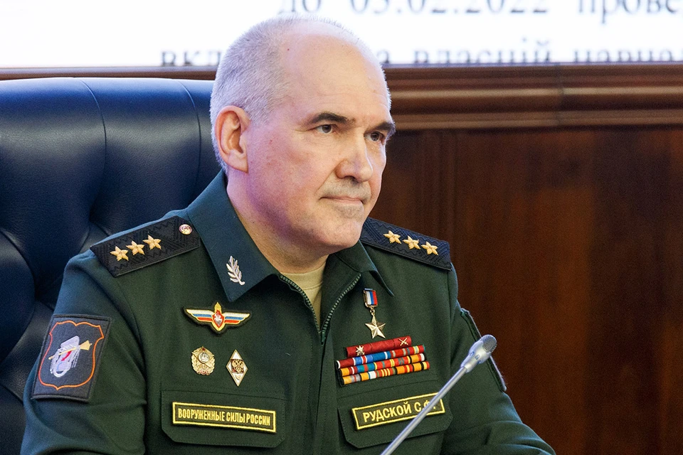Служба безопасности Украины (СБУ) предъявила заочное обвинение первому замглавы Генштаба Вооруженных сил (ВС) России генерал-полковнику Сергею Рудскому. Фото: Вадим Савицкий/пресс-служба Минобороны РФ/ТАСС