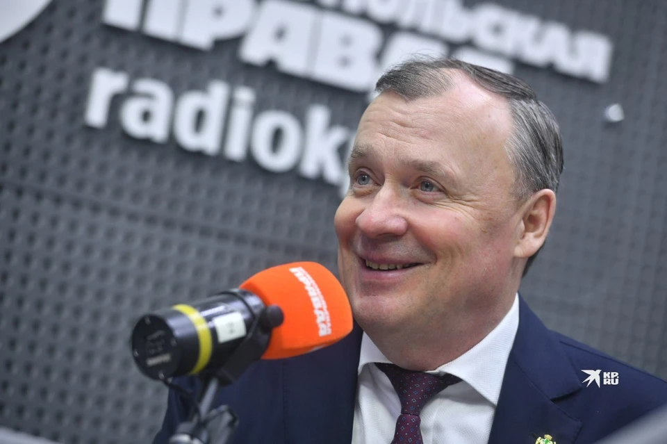 Глава города Алексей Орлов на радио «Комсомольская правда» (92,3FM)