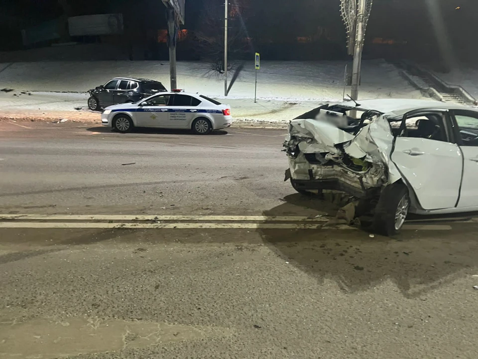 Дорога после аварии.