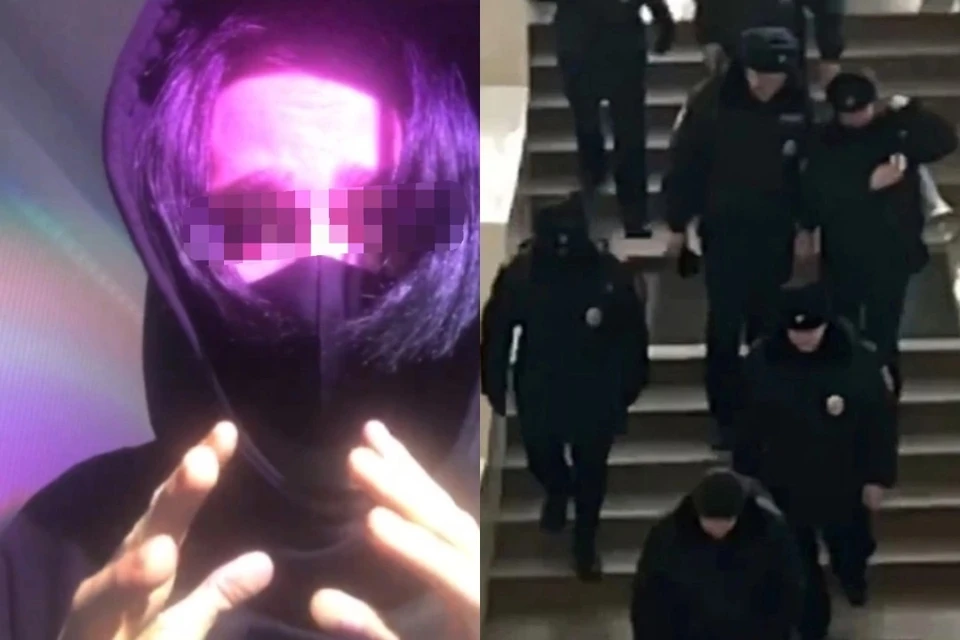 Главарь движения "Редан" в Новосибирске объяснил, что произошло в торговом центре. Фото: стоп-кадр видео Telegram-канала "Редан НСК"/скриншот видео, предоставленного очевидцами.