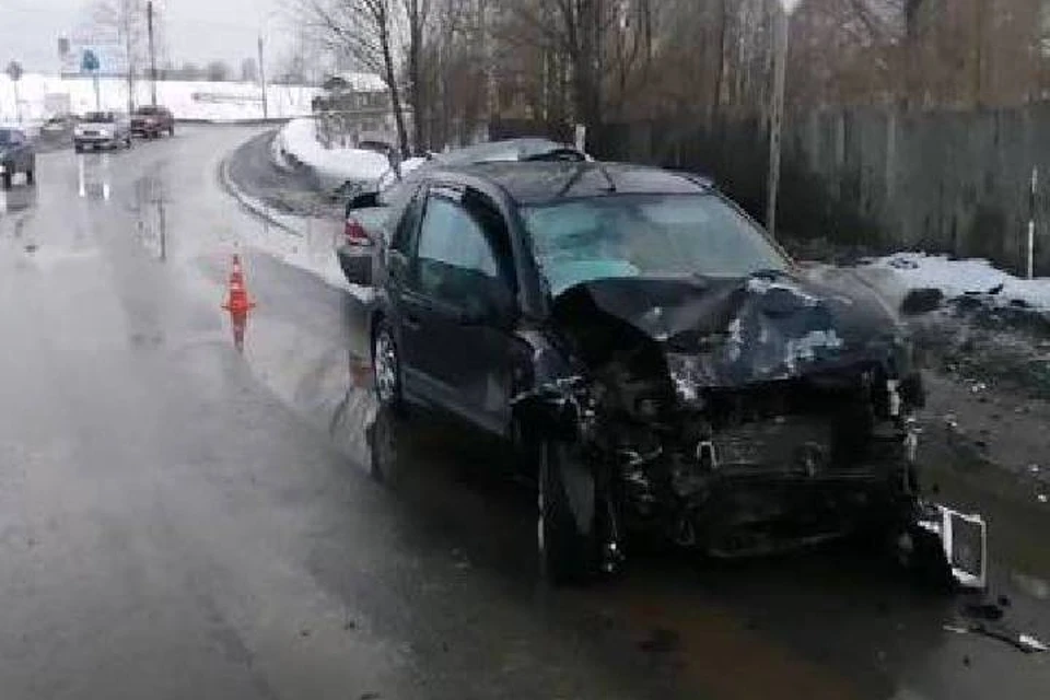 ДТП произошло в 15.40 в городе Выкса