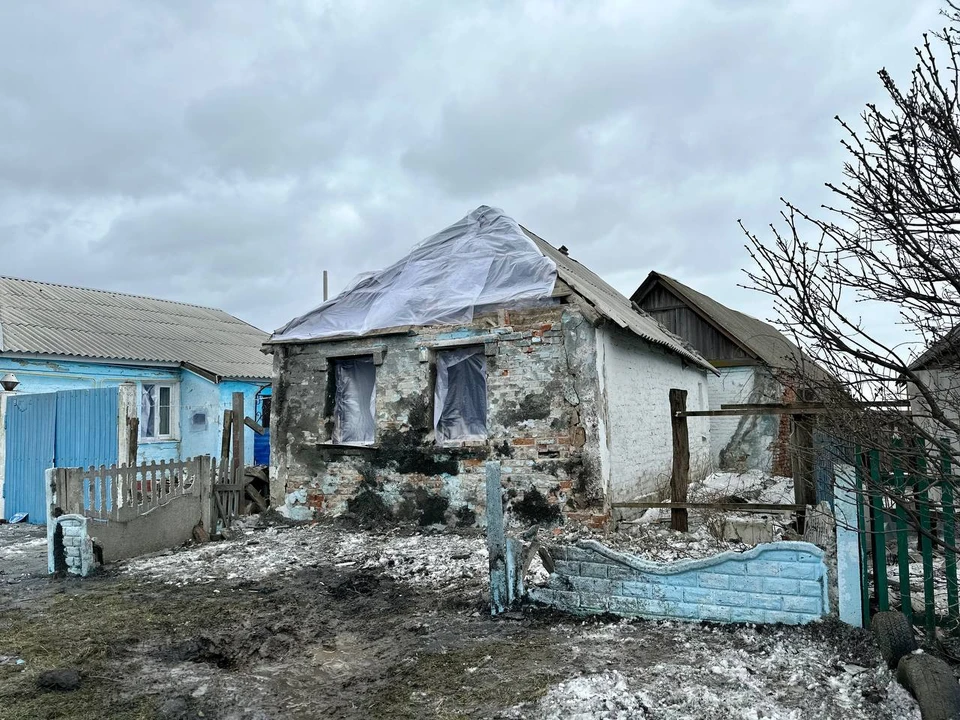 20 февраля село Вознесеновка в Шебекинском городском округе дважды попала под обстрел ВСУ.