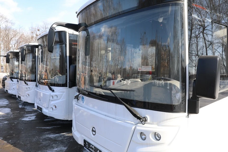 Пять новых автобусов пополнили автопарк Биробиджана