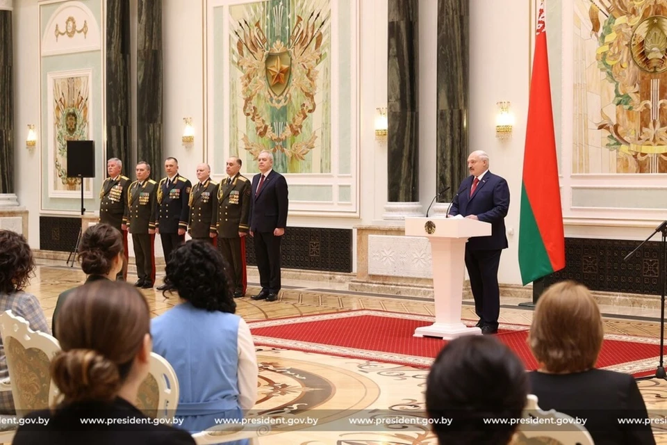Лукашенко наградил Кубаркова, Тертеля, Лаппо орденами. Фото: president.gov.by