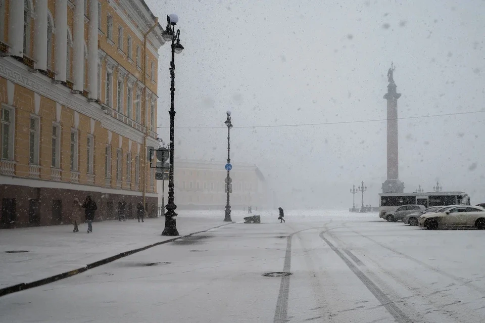 Метель и сильный ветер обещают 8 марта в Петербурге.