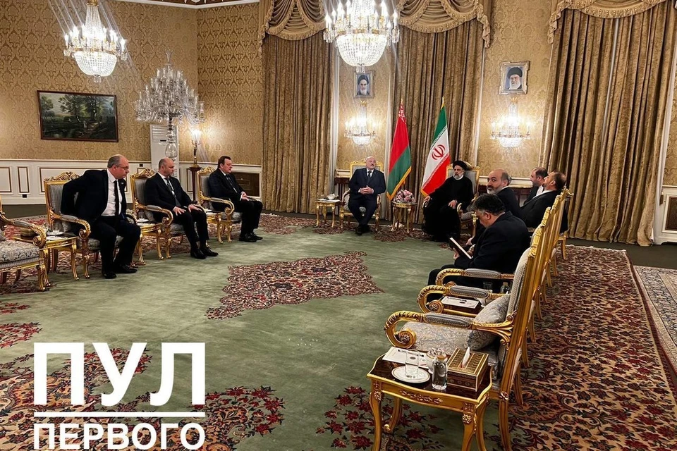 В Тегеране начались переговоры Лукашенко с президентом Ирана. Фото: телеграм-канал «Пул Первого»