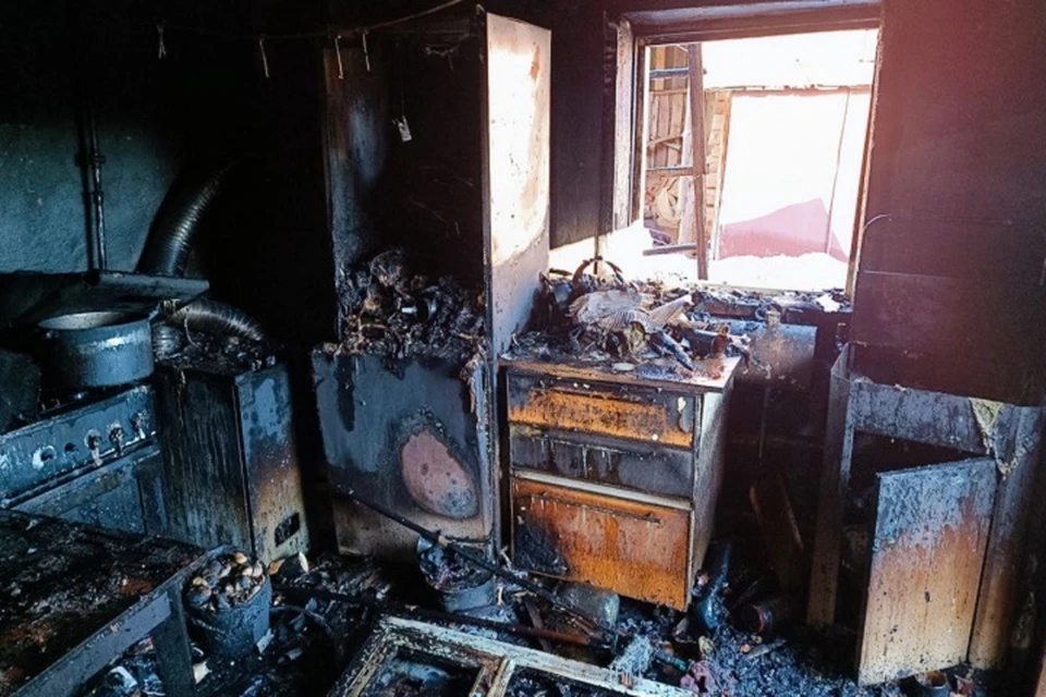 Последствия пожара. Фото: СУ СКР по Чувашии