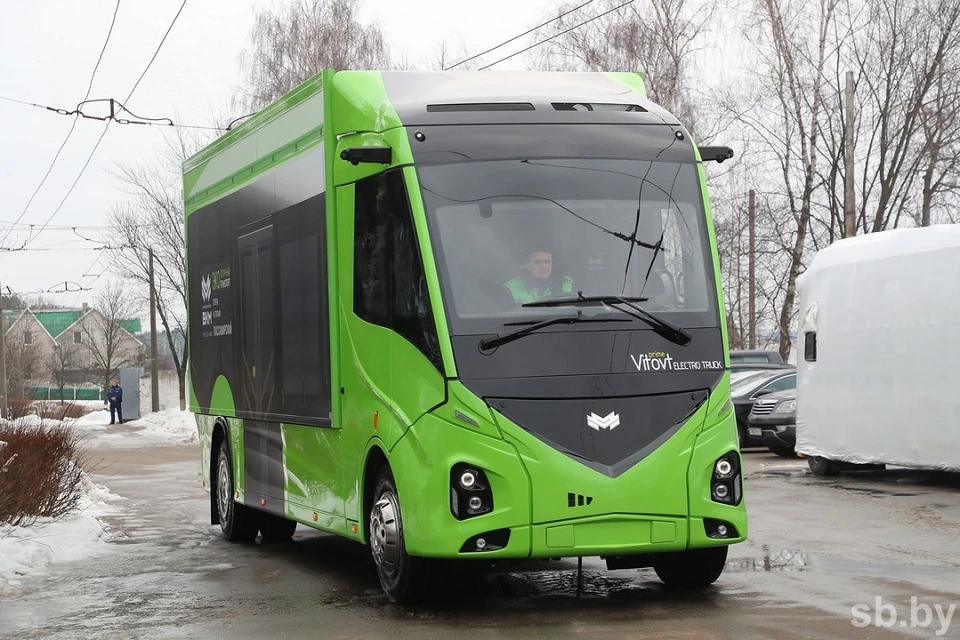 Белорусский электрический грузовик Vitovt, который демонстрировали Лукашенко, успешно проходит опытную эксплуатацию. Фото: архив sb.by