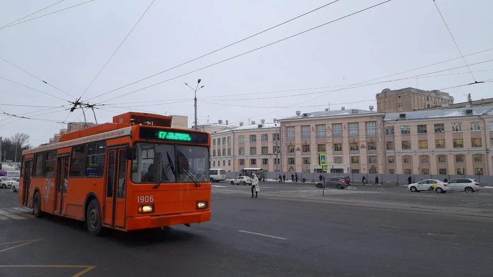 Троллейбус №13 в Нижнем Новгороде отменят на месяц с 25 марта.