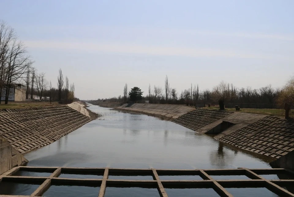 Пустить днепровскую воду в канал планируется в апреле