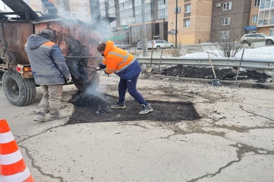 С начала недели в Иркутске избавились от ям на 30 участках дорог