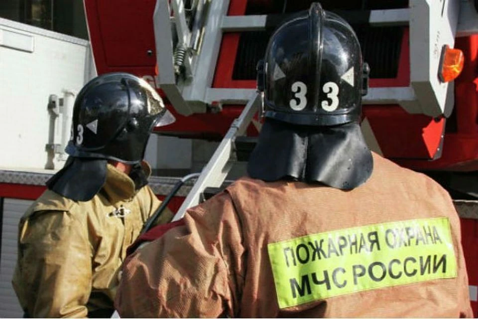 Пожар произошел в деревне Трошево