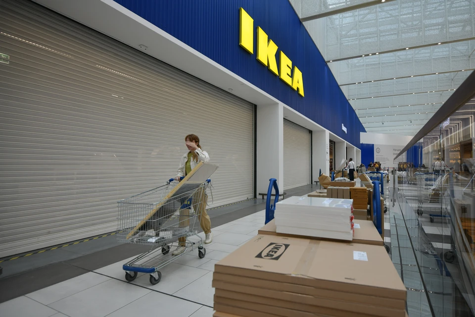 Магазин компании IKEA, объявившей об уходе с российского рынка в 2022 году.