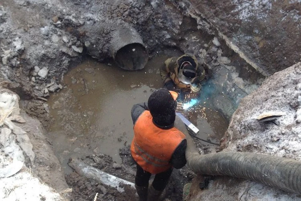 Майна осталась без воды из-за пороыва