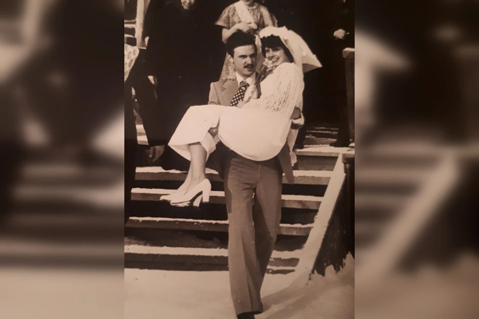 Свадьба Сергея и Людмилы Комаровых в 1980-ом году
