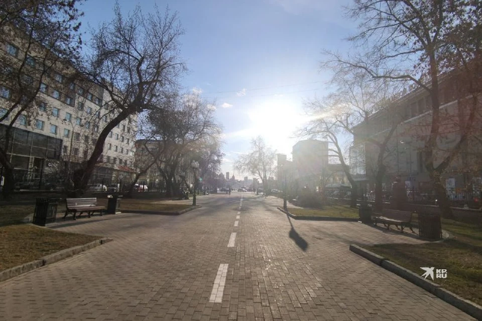 Техника приехала в центр уральской столицы днем 17 апреля