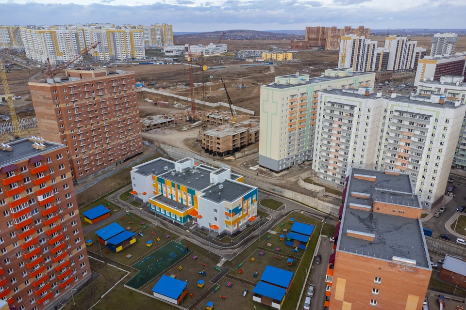 В Красноярском крае с начала года в крае построено 439 тысяч квадратных метров жилья