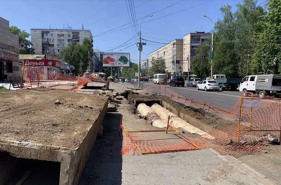Архивное фото. В Томске перекроют участок улицы Красноармейской.