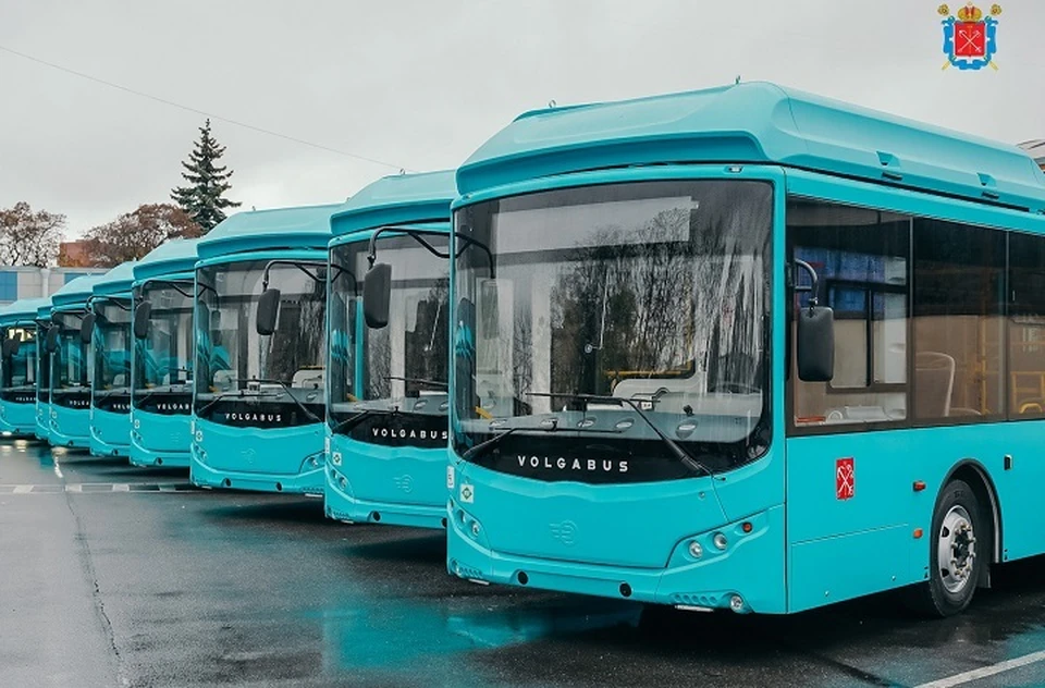 Обновленные автобусы поедут по маршруту до аэропорта Пулково.