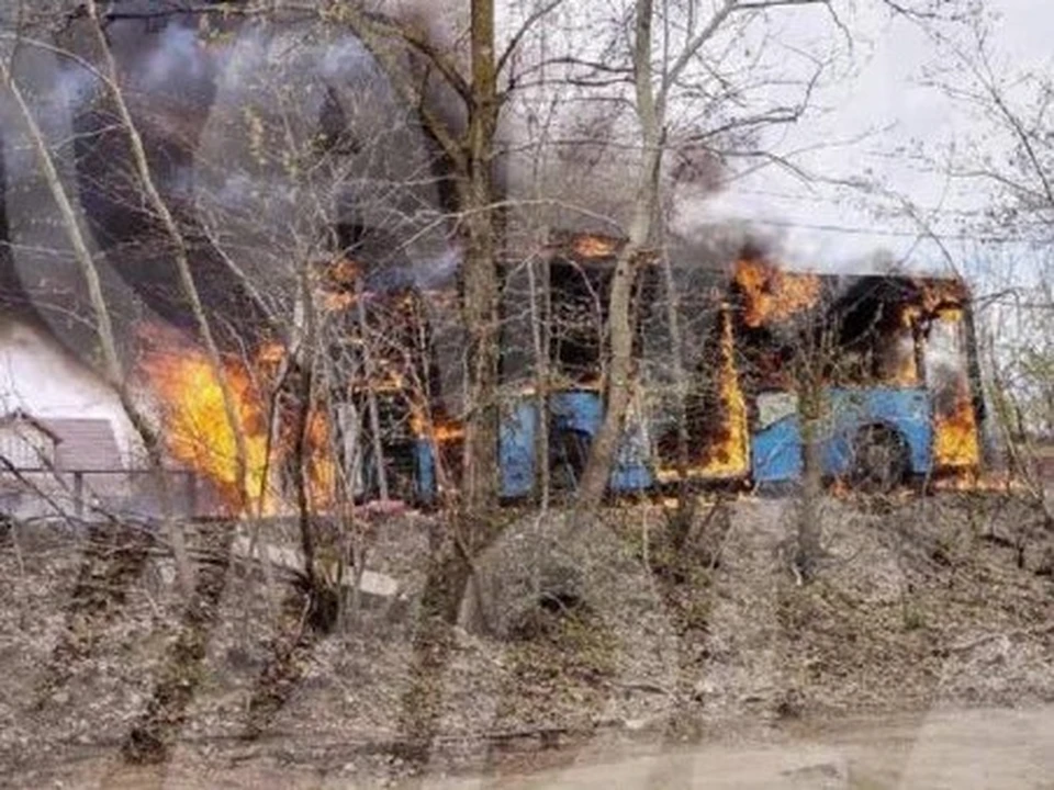 Причину возгорания пассажирского автобуса в Туле установят в ходе прокурорской проверки