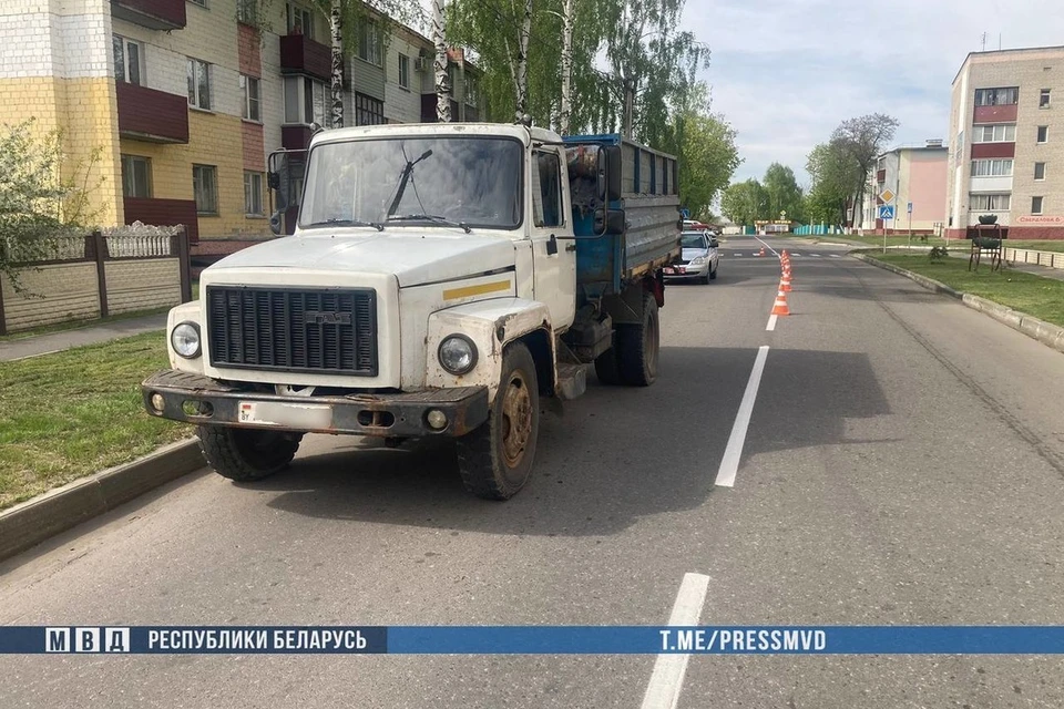 В Ветке грузовик насмерть сбил 8-летнюю девочку. Фото: телеграм-канал МВД Беларуси