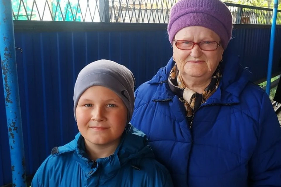 Даниэль с бабушкой Фото: Марина Репещук