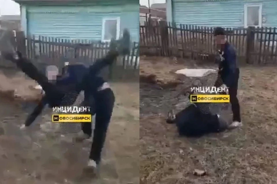 Школьника избил его друг. Фото: скриншот из видео «Инцидент Новосибирск»