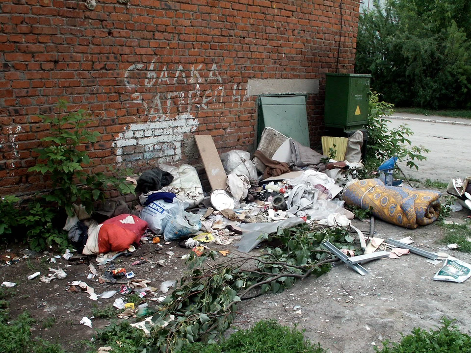 В Плавском районе Тульской области ликвидировали несанкционированную свалку бытовых отходов