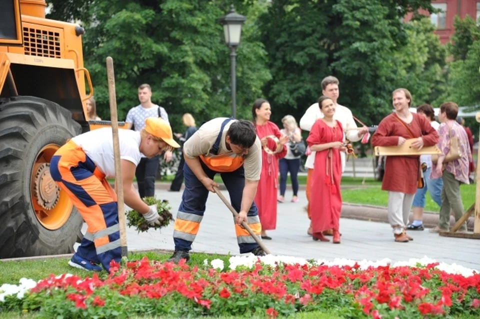 Всего в городском бюджете на цветочное оформление заложено 55 миллионов рублей.