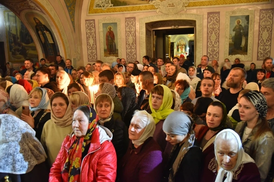 Мощи пробыли в городе один день. Фото: Оренбургская епархия