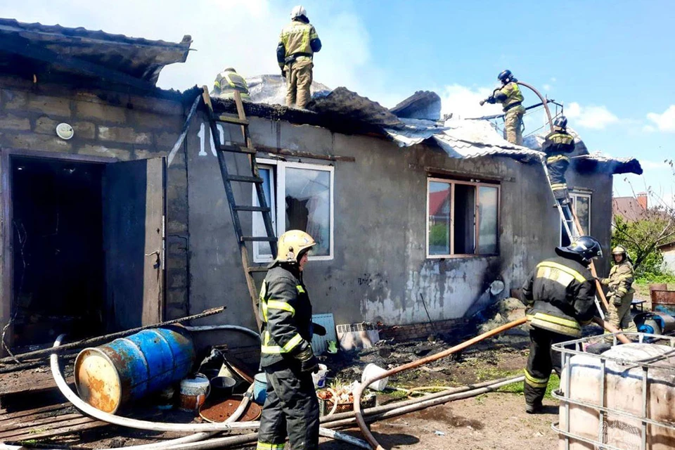 Тело мужчины было обнаружено во время тушения пожара